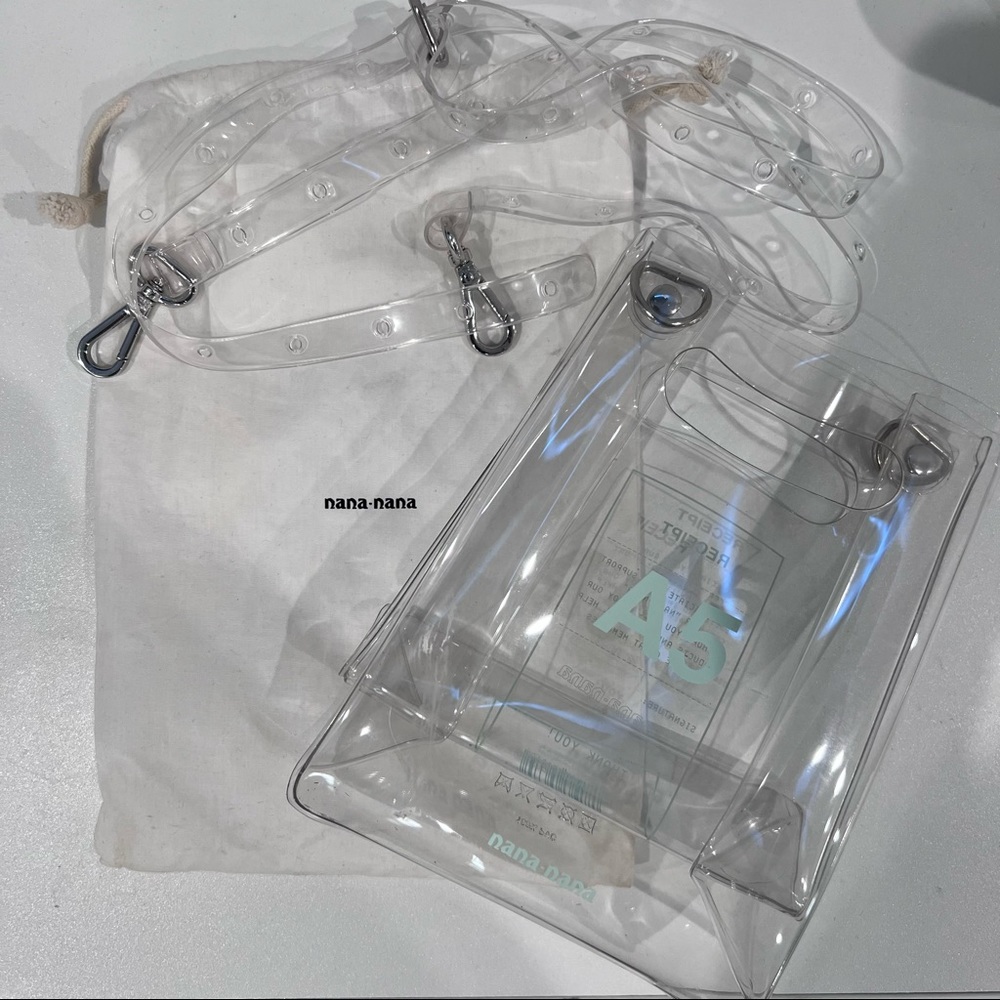 nana nana A5  pvc crossbody bag